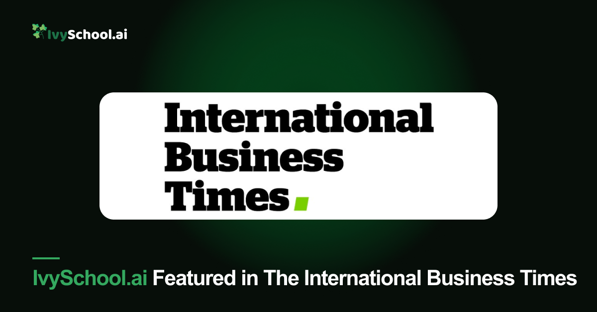 IvySchool.ai featured in US leading Newspaper