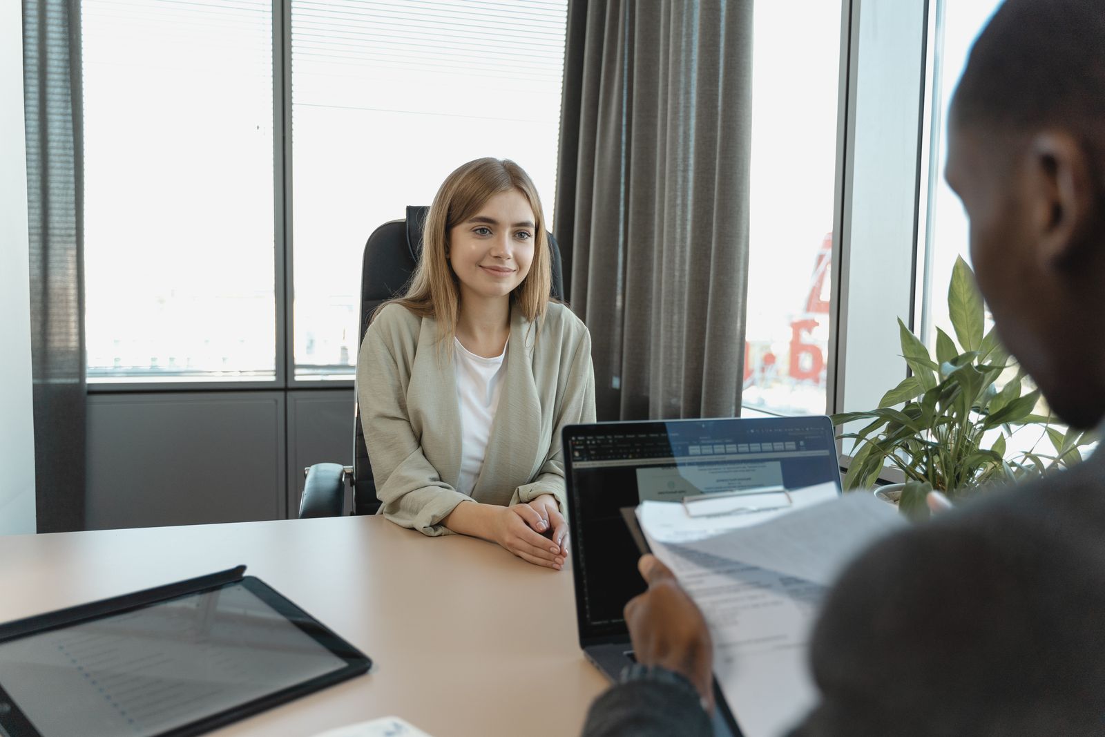 An IvySchool.ai student in a job interview — 3,000+ students on job pathways
